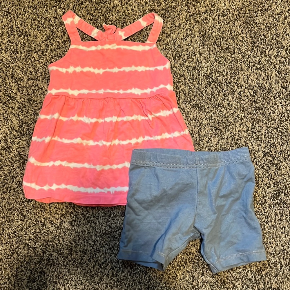 Carters Pink summer outfit